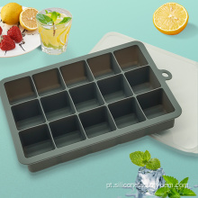 Cubo de gelo de silicone Bandeja de silicone gelo cubo